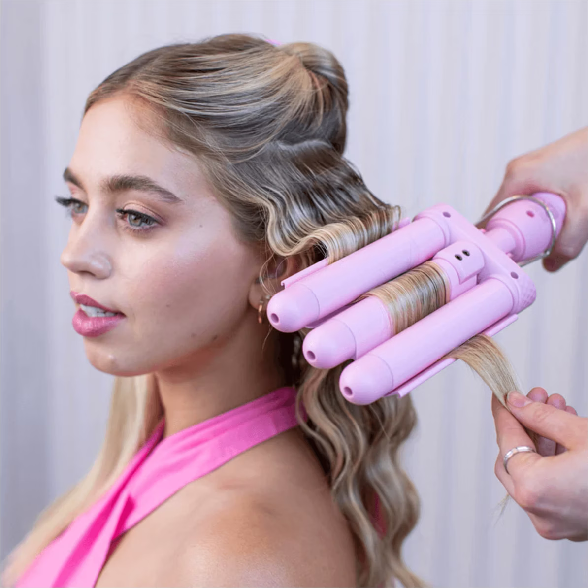 Boucleur à Cheveux 3 Branches – Ondulations naturelles & brillantes